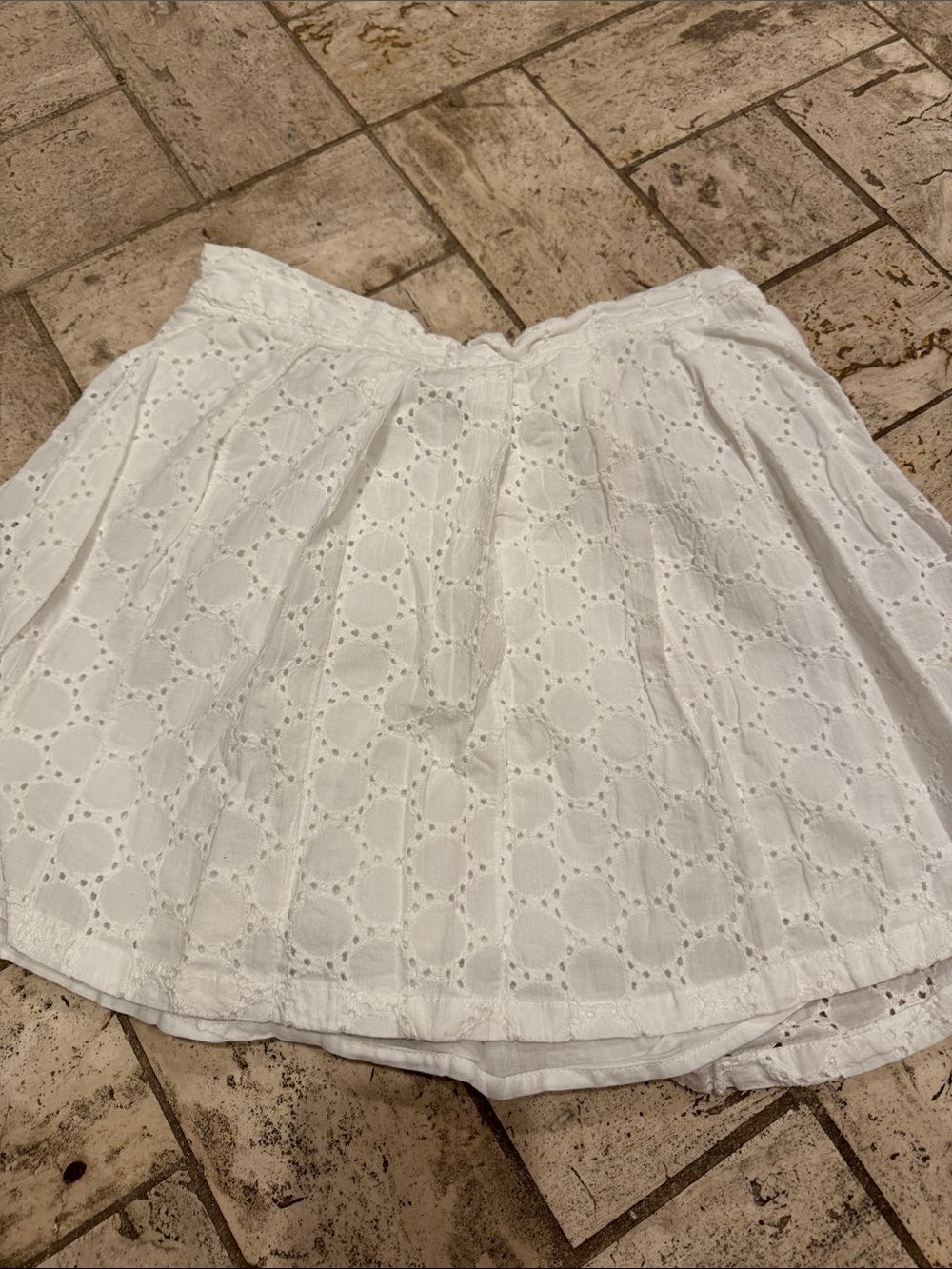 Janie and Jack White Eyelet Skirt